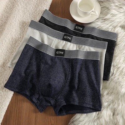 Herren Trunks Boxershorts Atmungsaktiv Polyester Spandex U Konvex Mesh Pouch
