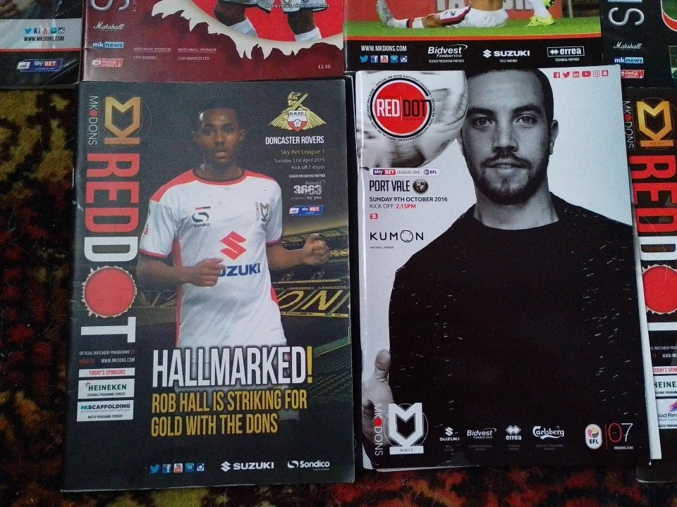36 Milton Keynes Dons Programmes Can Split - Image 3 of 4