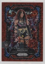 2024 Panini Prizm WWE Red Under Card Prizm 84/99 Dakota Kai #142 1co7