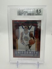 2021-22 PANINI CONTENDERS OPTIC UNIFORMITY RED CRACKED ICE #7 STEPHEN CURRY