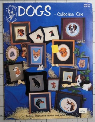 DOGS  Collection 1 Counted Cross Stitch Leaflet Collie Labrador Beagle Doberman