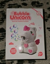 Bubble Electric Machine Unicorn Pink White Fun Playtime Gift