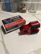 Factor 55 Flatlink Shackle Mount 00050-01 Red Aluminum