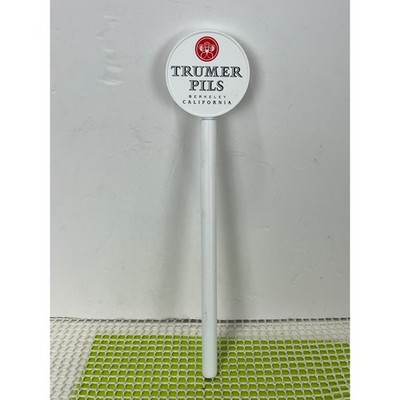 Trumer Pils Berkeley, CA 13-inch Metal Tap Handle Collectible