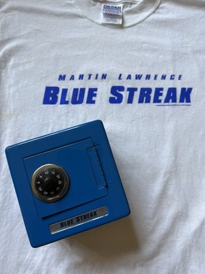 Rare 1999 Blue Streak Movie Promo T Shirt Martin Lawrence Comedy