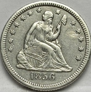 1856-O SEATED LIBERTY QUARTER, New Orleans Mint