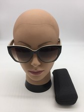 Chanel Women's Full Rim Black/Grey Frame Trendy Sunglasses 54-20-143 Brown Lens