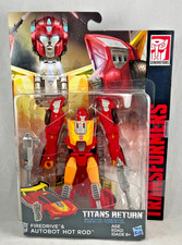Transformers Titans Return Firedrive & Autobot Hot Rod 6 Figure Hasbro MOC