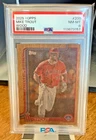 2025 Topps Mike Trout Wood Parallel 25/25 PSA 8