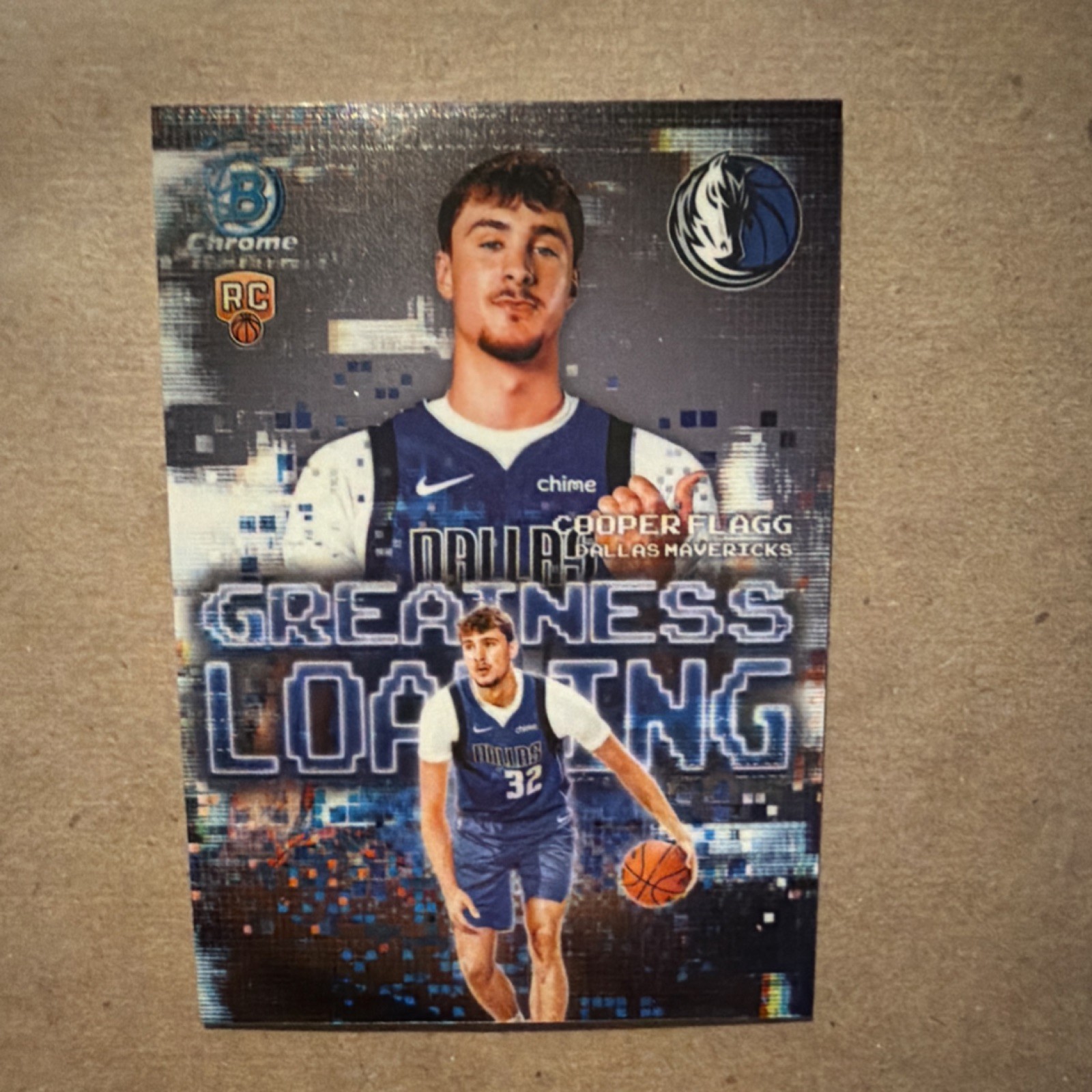 2025 Topps Chrome Greatness Loading - Cooper Flagg Rookie Dallas Mavericks #GL-1