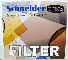 New Schneider 6.6x6.6" Solid Color Amber 2 Glass Filter 68-107266