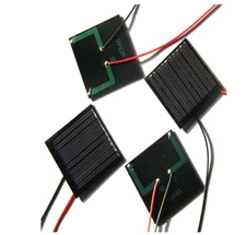 0.25W 5V DIY solar panels Dijiao board then electronic wire polysilicon