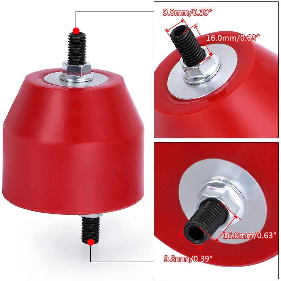 Pair Front Engine Motor Mount For BMW E36 E46 320i Z4 3 Series E30 swap S50 M50 - Image 2 of 4