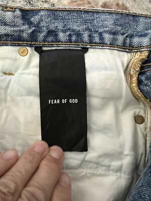 Fear of God Sixth Collection Reverse Inside Out Jeans size 28 x 30