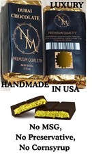 Dubai Chocolate Bar Luxury Handmade Pistachio Kataifi Dark Choclate Premium Bar