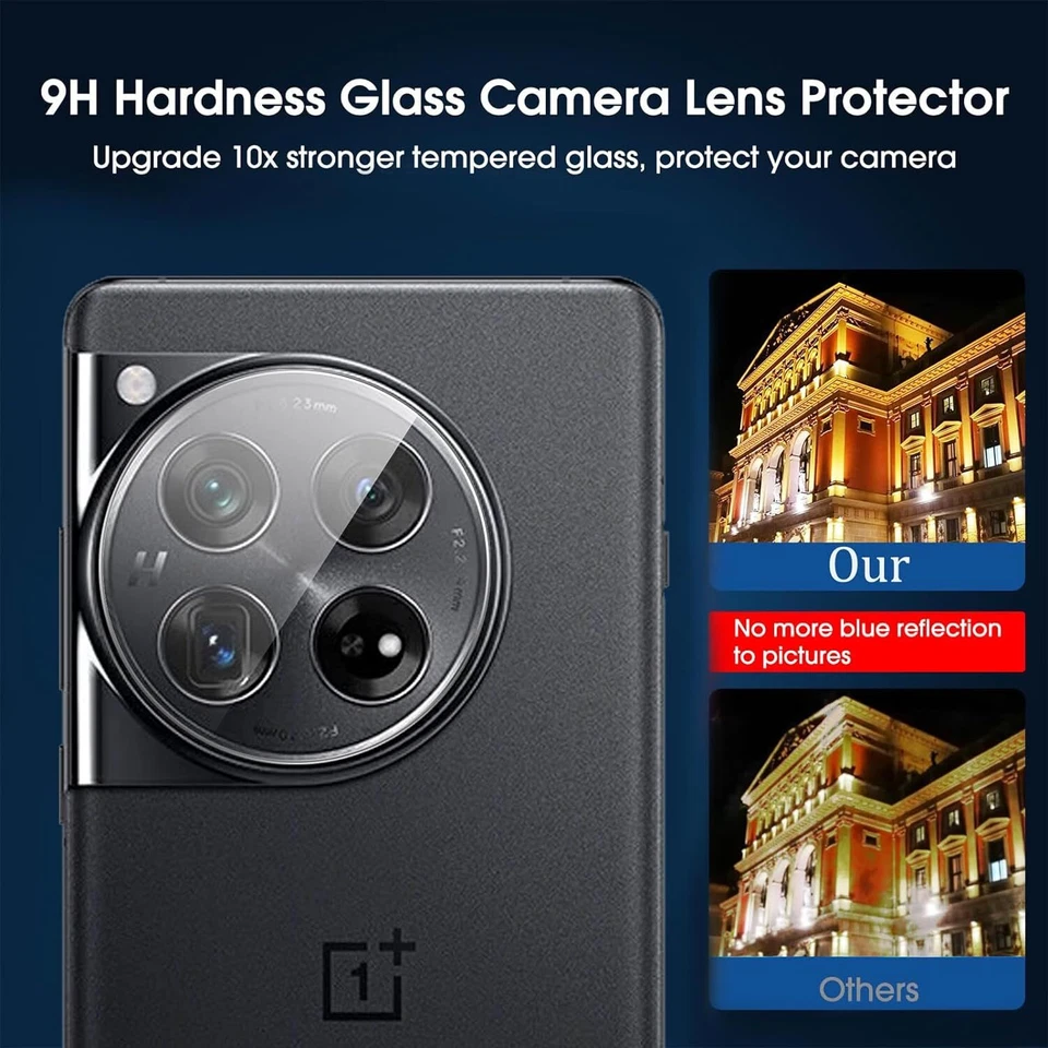 For OnePlus 12 Camera Lens Case Protector Tempered Glass Cover - Image 4 of 4
