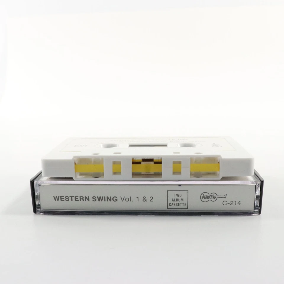 Western Swing Vol. 1 & 2 Historic Recordings (Cassette Tape, 1984 Arhoolie) RARE - Image 3 of 4