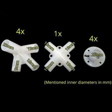 9x s per gazebo 3x3m ricambio piedi tenda angolo connettore centrale 25/19mm