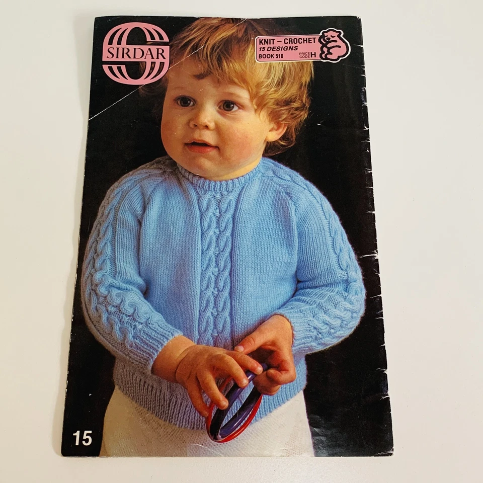 Sirdar Babies Knit & Crochet Book No. 510 - 15 Baby Fashions in 3 & 4ply yarns - image 2 of 4