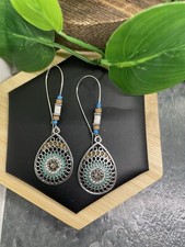 2.5  Silver-tone Retro Boho Dangle Earring Set New Free Ship B4557