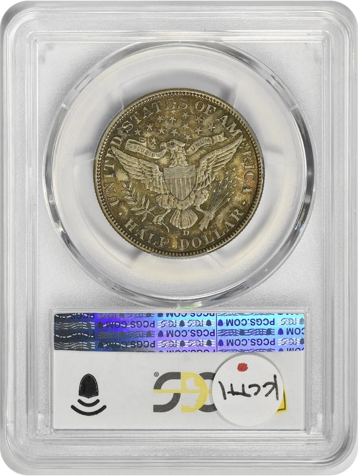 1908-D Barber Silver Half Dollar MS65 PCGS - Image 2 of 4