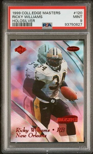 Ricky Williams Collector's Edge Masters #120 Holosilver