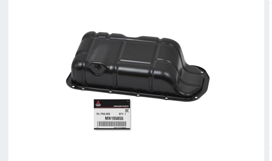 MN195855 Genuine Mitsubishi Engine Oil Pan Colt (Z3_), Lancer (CX