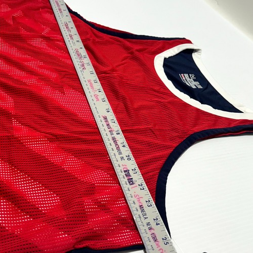 Camisa sin mangas Under Armour Heatgear para hombre 3XL roja azul marino ajustada entrenamiento nueva con etiquetas - Imagen 10 de 11