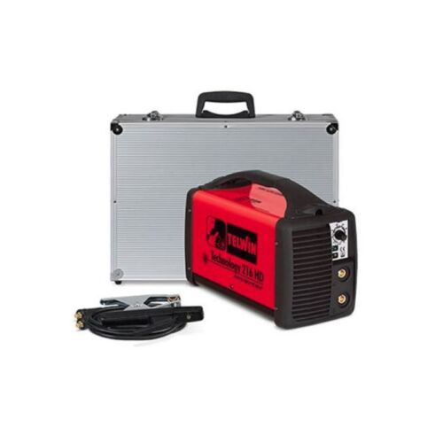 TELWIN TECHNOLOGY 216 HD 230V INVERTER WELDER WITH ACCESSORIES AND CASE-