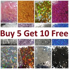 Chunky Glitter 1mm & 3mm Festivals Wax Melts Crafts Hair Eye Nail Face Cosmetic