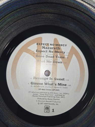 Nazareth/Expect No Mercy/1977/Vinyl,LP,Album/A&M Records/SP 4666 sehr guter Zustand+ - Bild 5 von 5