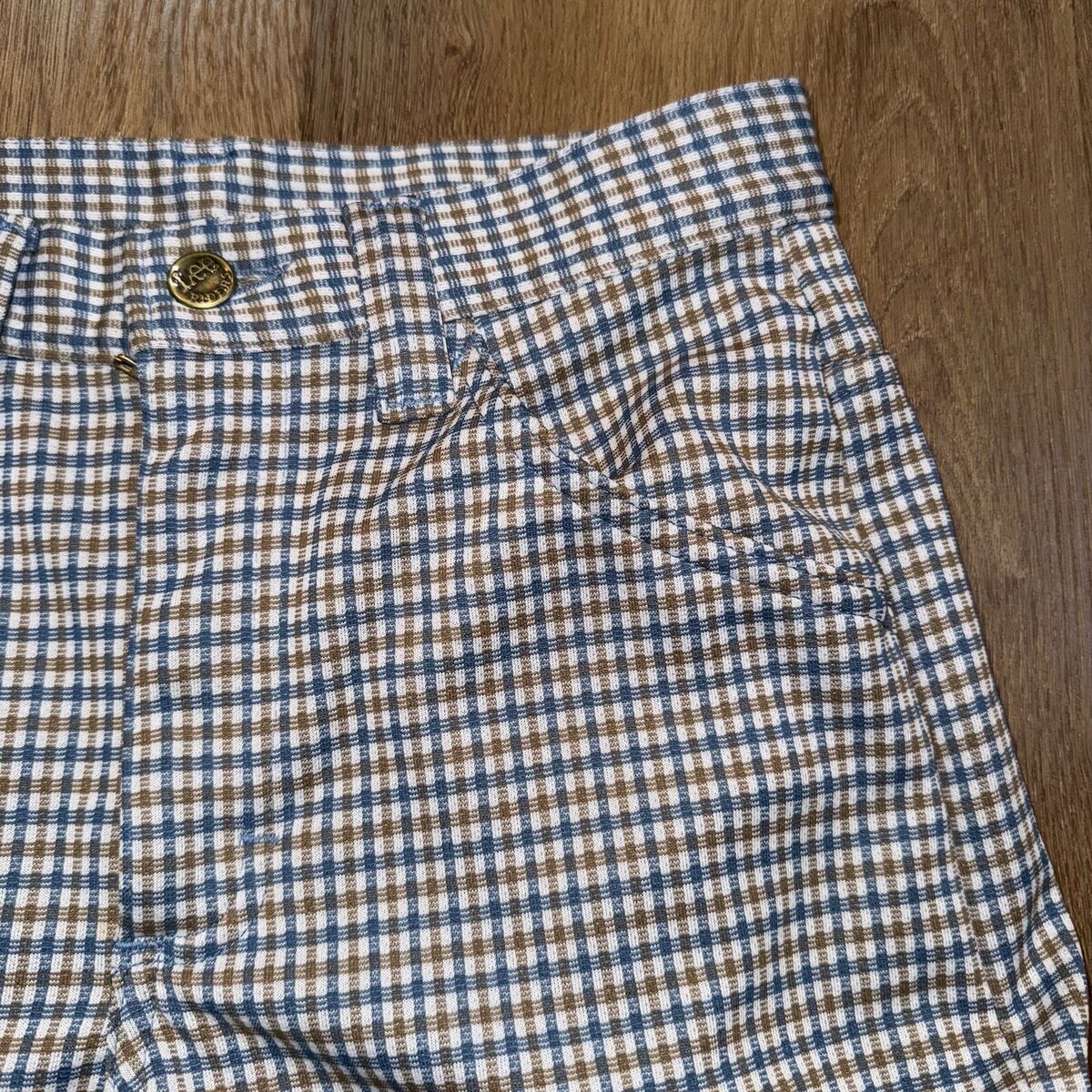Vtg 60s 70s Lee Riders Pants Flare Leg Polyester Plaid Disco Vtg 60s 70s Lee Riders Pants Flare Leg Polyester Plaid Disco