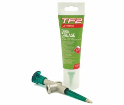 Weldtite Fahrrad Fettpistole + TF2 Fett 125ml Neu Kettenkurbel Kettenrad 