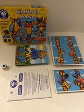Gioco Da Tavolo Giraffe Con Le Sciarpe - Orchard Toys - Conta E Abbina I Colori, Per Bambini 4-7 Anni