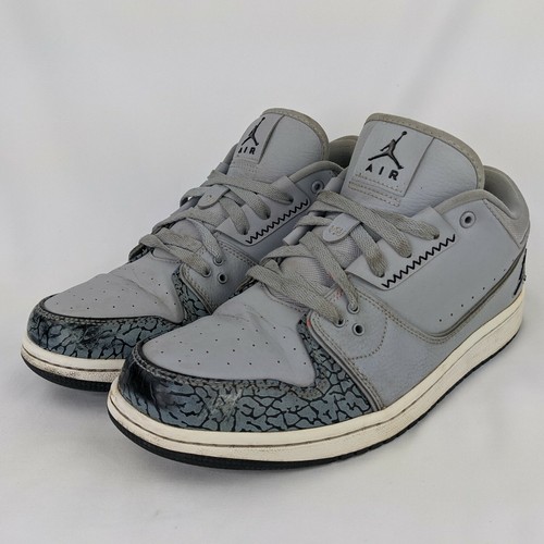 Nike Air Jordan 1 vuelo 2 bajo zapatos tenis para hombres 9.5 654465-004  Gris Cemento | eBay