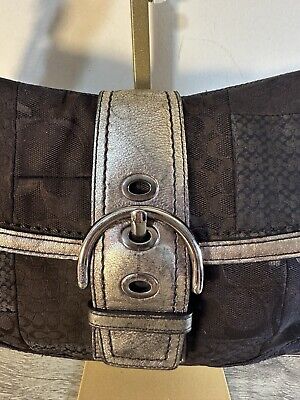 COACH Vintage Jacquard SoHo Patchwork Shoulder bag Purse Y2K COACH Vintage Jacquard SoHo Patchwork Shoulder bag Purse Y2K