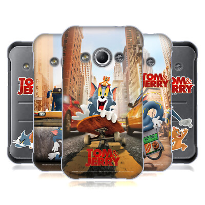 OFFICIAL TOM AND JERRY MOVIE (2021) GRAPHICS SOFT GEL CASE FOR SAMSUNG PHONES 4