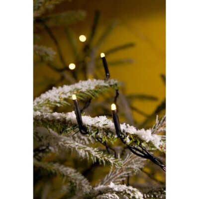 Konstsmide 3610-110 Micro Lichterkette 40 warmweiße LEDs Außen Weihnacht 16,24 m