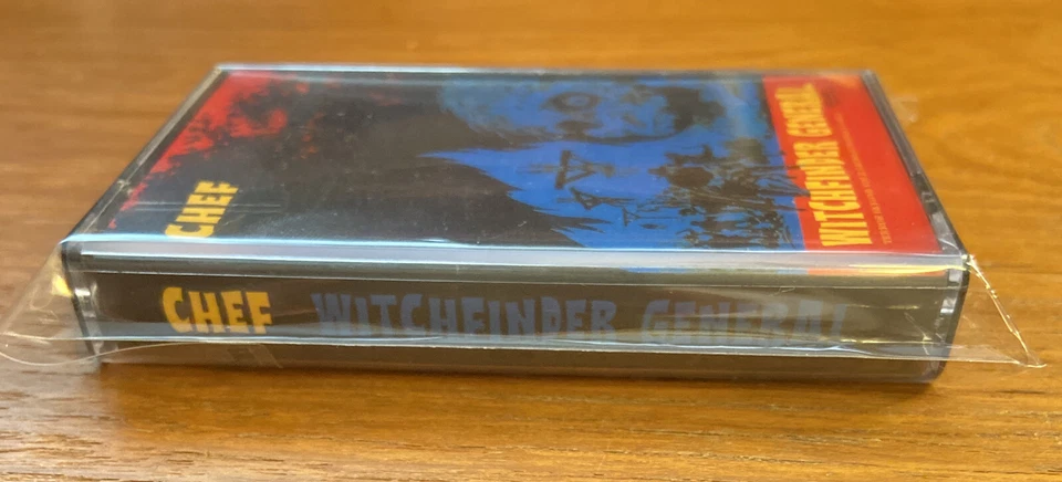 CHEF MIKE Witchfinder General 1/35 Blue/Yellow Split Cassette Tape NEW Icy Palms - Image 3 of 4