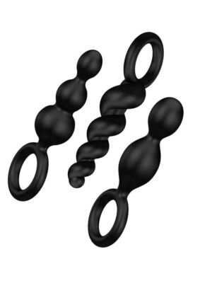 Satisfyer Silicone Textured Anal Plugs