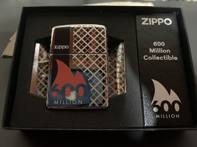 600 MILLION LIMITED EDITION ZIPPO LIGHTER MINT IN BOX xxxxx/20000