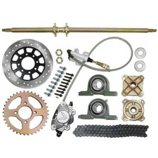 44.8" Rear Live Axle Wheel Hub Complete Kit For Go Kart Golf Cart ATV Buggy Quad