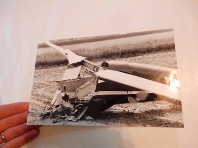 EGGBOROUGH GLIDER CRASH Original Pressefoto vom Hortfoto B