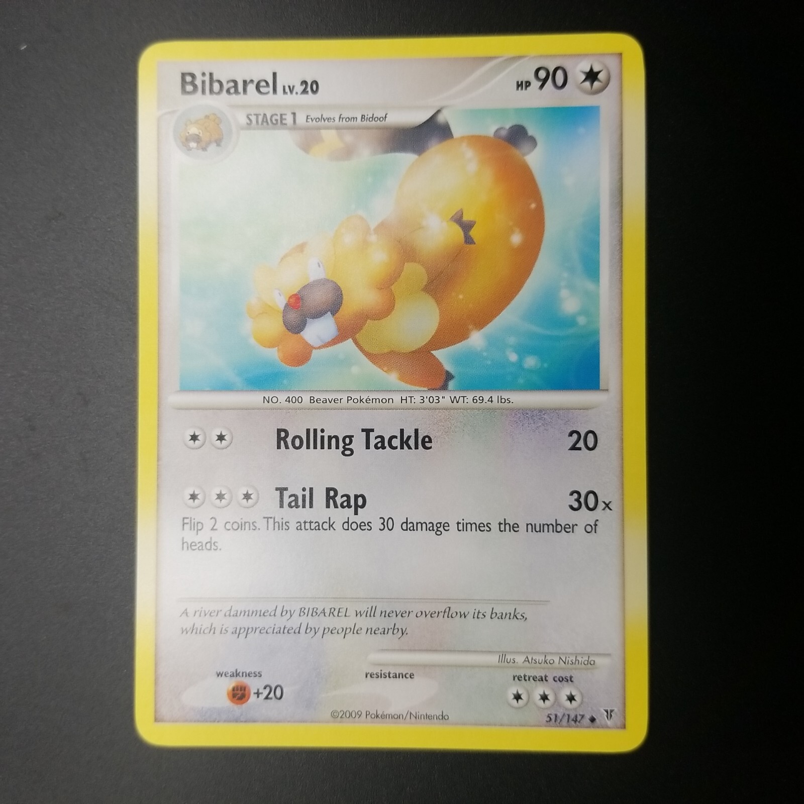 Bibarel 51/147 - Uncommon - Supreme Victors - POKEMON CARD - NM/M