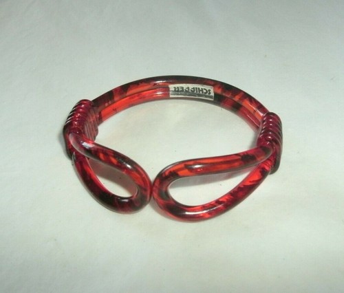 SCHIFFER AMBER RESIN BANGLE BRACELET