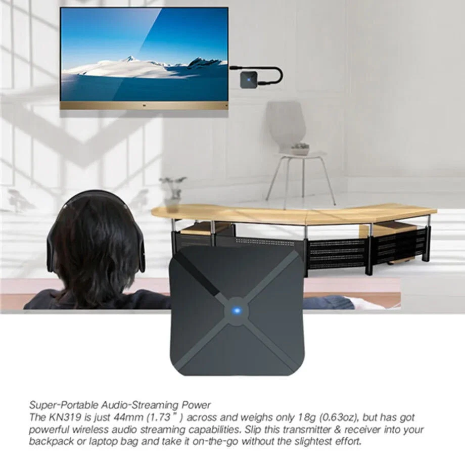 2in1Bluetooth Transmitter Receiver Wireless Adapter TV Home Stereo A2DPAudio Lot - Image 4 of 4