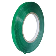 6 Rolls Dark Green Poly Bag Sealing Tape: 3/8 in. wide x 180 yds. length