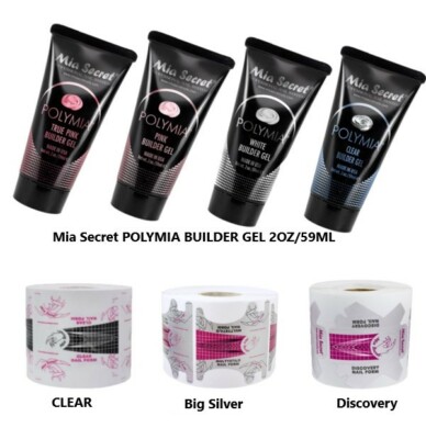 Mia Secret POLYMIA BUILDER GEL /NAIL FORM - CHOOSE COMBO