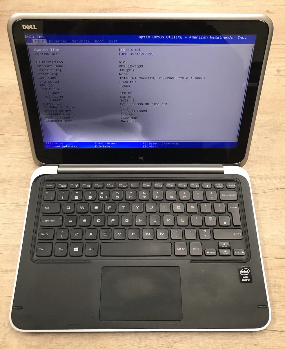 Dell XPS 12 9Q33 Laptop Intel i5 4200U 4GB Ram No HDD 2in1 Touchscreen 187