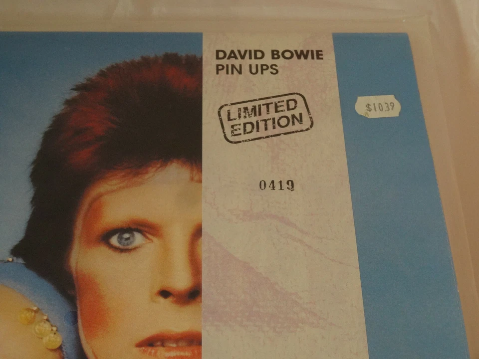David Bowie Pinups Sealed Vinyl Record LP USA 1990 Limited Edition, Numbered - Image 4 of 4